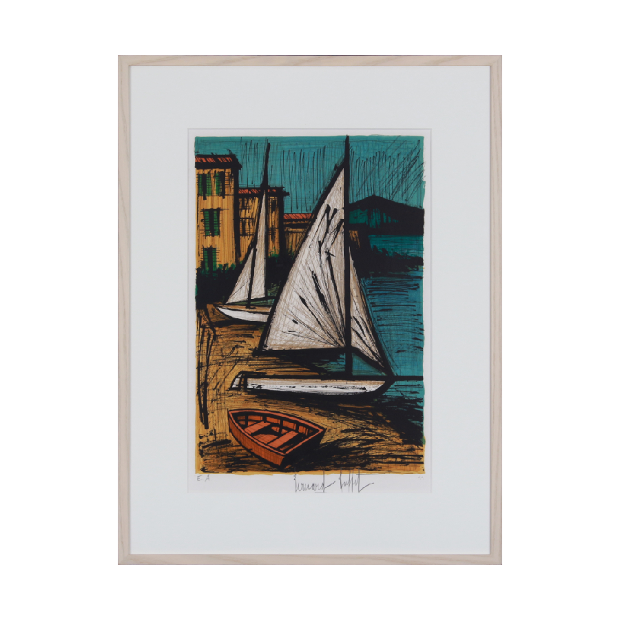 ベルナール ビュッフェ（Bernard BUFFET）「ヨット（The Yacht